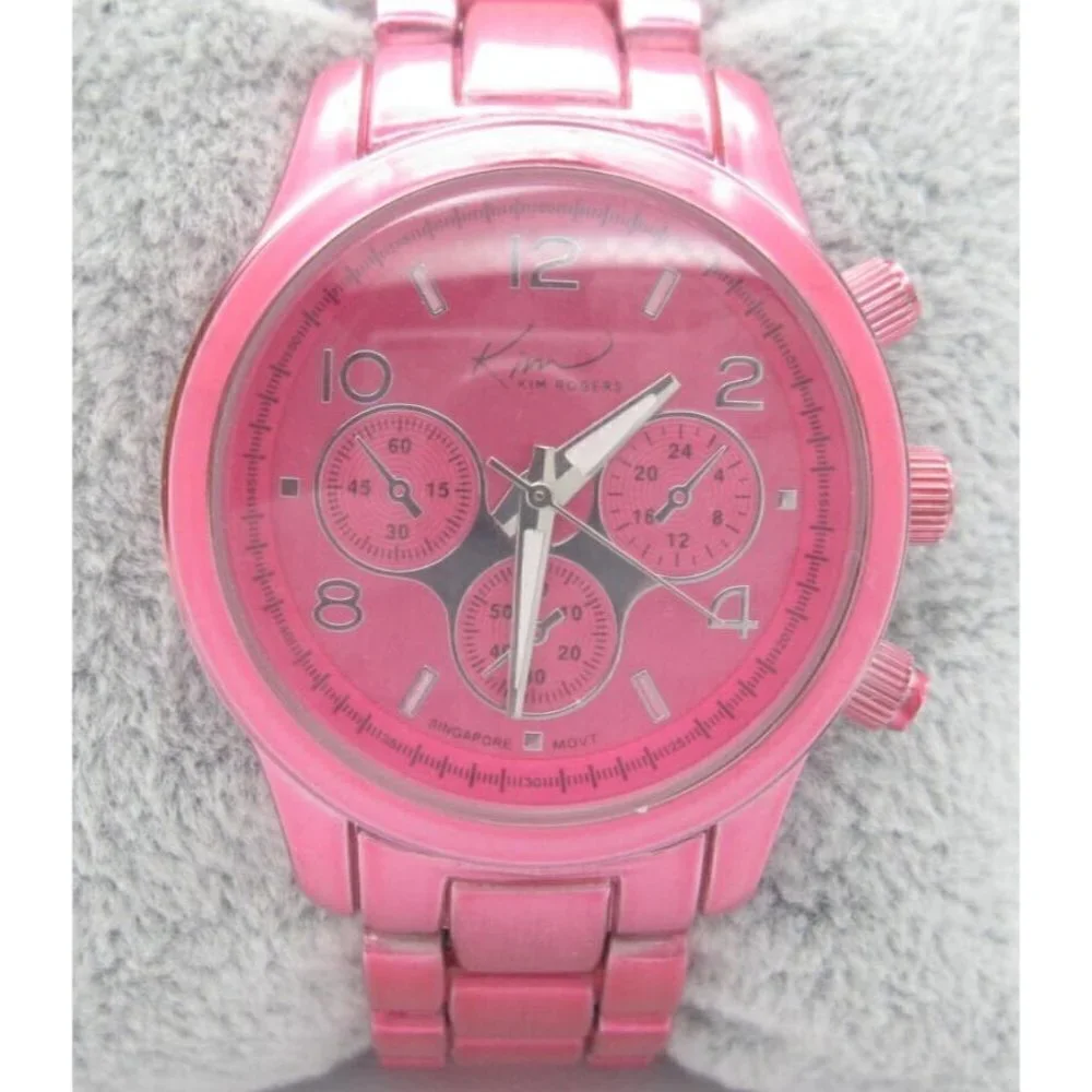 Women's Kim Rogers  Analog 35mm Dial Causal Round Watch (D978)